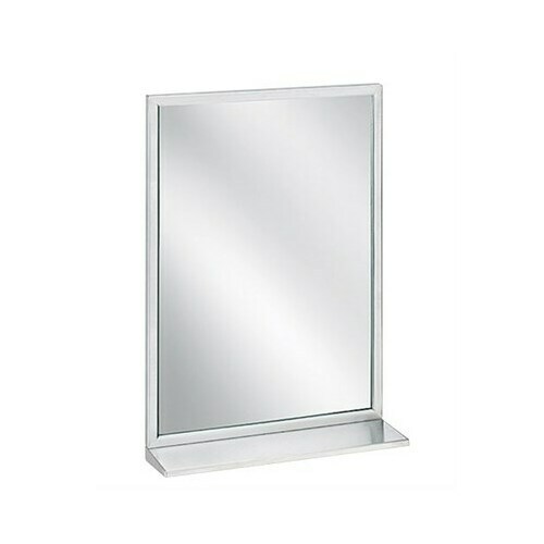 Bradley 7805-016360 Mirror, Angle Frame, 16x36, Shelf